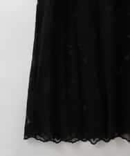 ZMEEE07168 al'aise modulation(アレーズモジュレーション) レース切り替えスモックワンピース ブラック