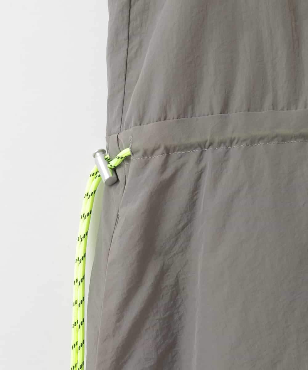 ZMEEE08180 al'aise modulation(アレーズモジュレーション) 配色ラインジャンパースカート ライトグレー