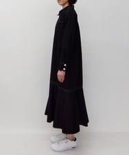 ZMEET01230 al'aise modulation(アレーズモジュレーション) ステッチデザインマーメイドワンピース ブラック