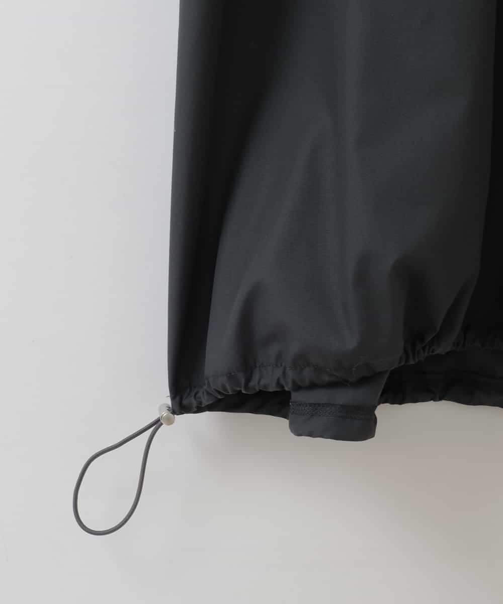 ZMEGE10169 al'aise modulation(アレーズモジュレーション) 【洗える】異素材ドッキングデザインワンピース ダークグレー