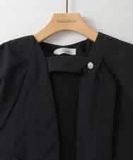 ZMEGE11150 al'aise modulation(アレーズモジュレーション) ボリュームギャザーボレロ×プリーツワンピース ブラック