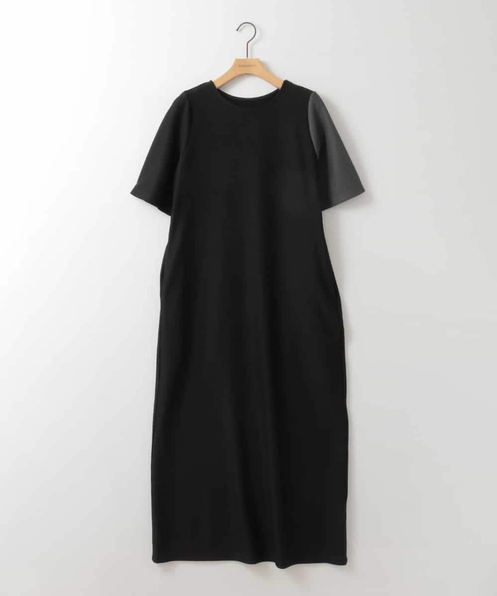 ZMEGE11150 al'aise modulation(アレーズモジュレーション) ボリュームギャザーボレロ×プリーツワンピース ブラック