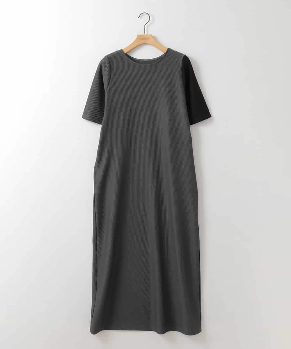 ZMEGE11150 al'aise modulation(アレーズモジュレーション) ボリュームギャザーボレロ×プリーツワンピース ブラック