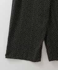 ZMEGE14145 al'aise modulation(アレーズモジュレーション) スクエアドットキャミソールサロペット ブラック