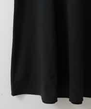 ZMEGE17150 al'aise modulation(アレーズモジュレーション) 異素材コンビデザインワンピース ブラック