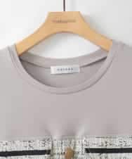 ZMEGE24170 al'aise modulation(アレーズモジュレーション) ジョイントデザインツーピース風ワンピース ベージュ