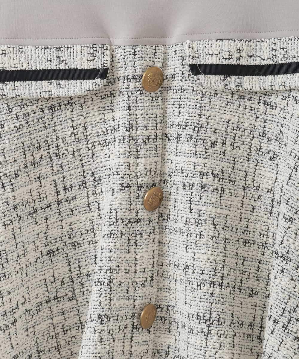 ZMEGE24170 al'aise modulation(アレーズモジュレーション) ジョイントデザインツーピース風ワンピース ベージュ