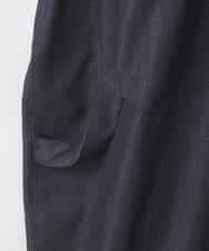 ZMEGE25148 al'aise modulation(アレーズモジュレーション) ペインターロゴ刺繍サロペット ネイビー