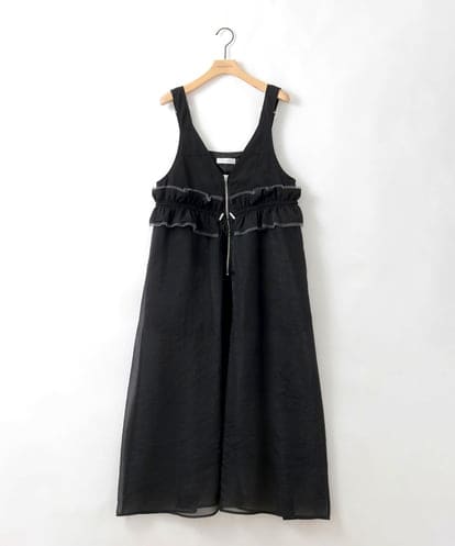 ZMEGE26158 al'aise modulation ギャザーフリルベルトワンピース