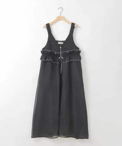 ZMEGE26158 al'aise modulation ギャザーフリルベルトワンピース