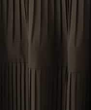 ZMEGE27140 al'aise modulation(アレーズモジュレーション) プリーツデザインジャンパースカート カーキ