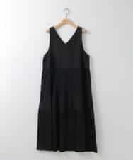 ZMEGE27140 al'aise modulation(アレーズモジュレーション) プリーツデザインジャンパースカート ブラック