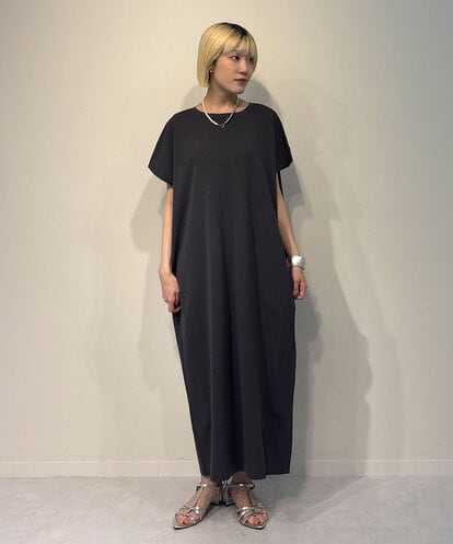 ZMEHB41139  【洗える】オーバーシルエットニットワンピース