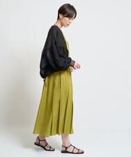 洗える/セットアップ可能】タックプリーツワンピース(ワンピース) | al  