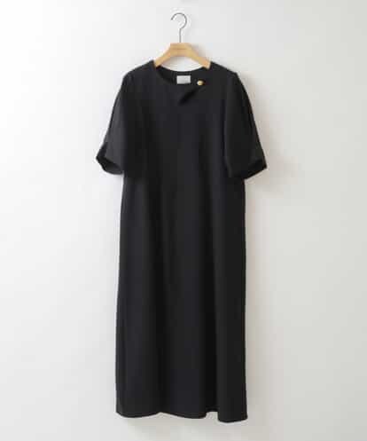ZMEHW49120  【洗える】アシンメトリーネックワンピース