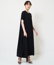 ZMEHW50148 al'aise modulation(アレーズモジュレーション) フリルマキシワンピース ブラック