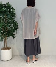 ZMEJB01090 al'aise modulation(アレーズモジュレーション) ジャージータックワンピース ダークグレー