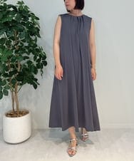 ZMEJB01090 al'aise modulation(アレーズモジュレーション) ジャージータックワンピース ダークグレー