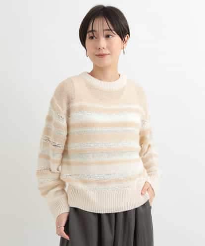 ZMFAB34140  ミックスボーダーニットプルオーバー