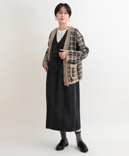ZMFAB40110 al'aise modulation(アレーズモジュレーション) ラインリブニットプルオーバー ホワイト