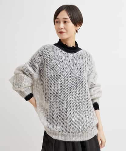 ZMFAB43160  ルーズモヘアデザインニット