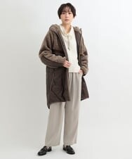 ZMFAB57159 al'aise modulation(アレーズモジュレーション) 【日本製】ドルマンニットプルオーバー ホワイト