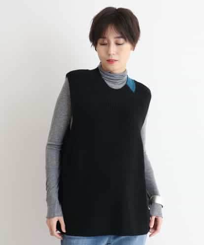 ZMFAB67089 al'aise modulation バックホールニットベスト