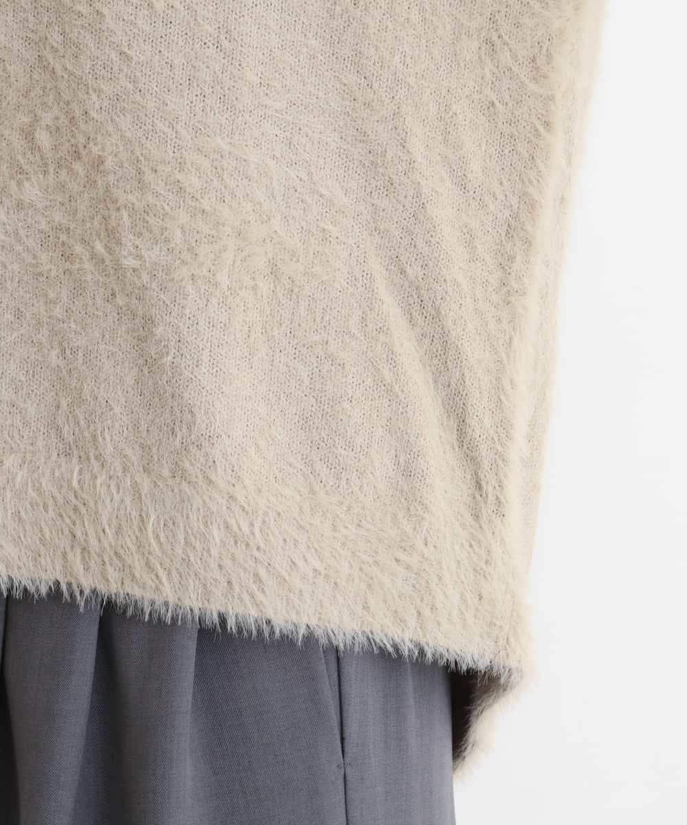 新品 タグ付 HAMNETT 長袖ニット ベージュ / L リネン