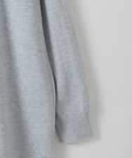 ZMFAE24149 al'aise modulation(アレーズモジュレーション) 【洗える】ダブルハイネックデザインニットプルオーバー ライトグレー