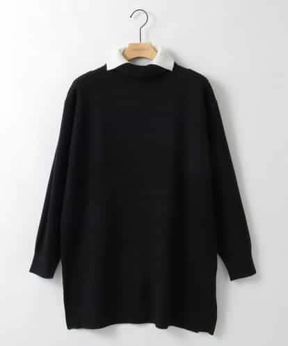 ZMFAE24149 al'aise modulation 【洗える】ダブルハイネックデザインニットプルオーバー