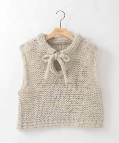 ZMFAE25169 al'aise modulation 【山形ニット】ローゲージウールニットベスト