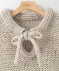 ZMFAE25169 al'aise modulation(アレーズモジュレーション) 【山形ニット】ローゲージウールニットベスト ブラウン