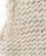 ZMFAE25169 al'aise modulation(アレーズモジュレーション) 【山形ニット】ローゲージウールニットベスト ブラウン