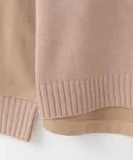 ZMFAE27149 al'aise modulation(アレーズモジュレーション) 【洗える】cafeドッキングニットプルオーバー ベージュ