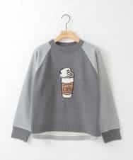 ZMFAE27149 al'aise modulation(アレーズモジュレーション) 【洗える】cafeドッキングニットプルオーバー ダークグレー