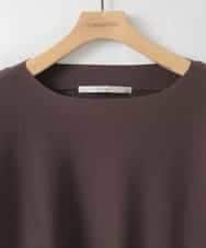 ZMFAE37098 al'aise modulation(アレーズモジュレーション) 【洗える】コクーンシルエットデザインニットプルオーバー ブラウン