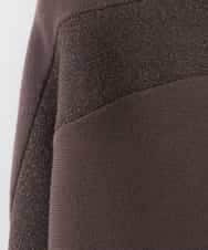 ZMFAE37098 al'aise modulation(アレーズモジュレーション) 【洗える】コクーンシルエットデザインニットプルオーバー ブラウン