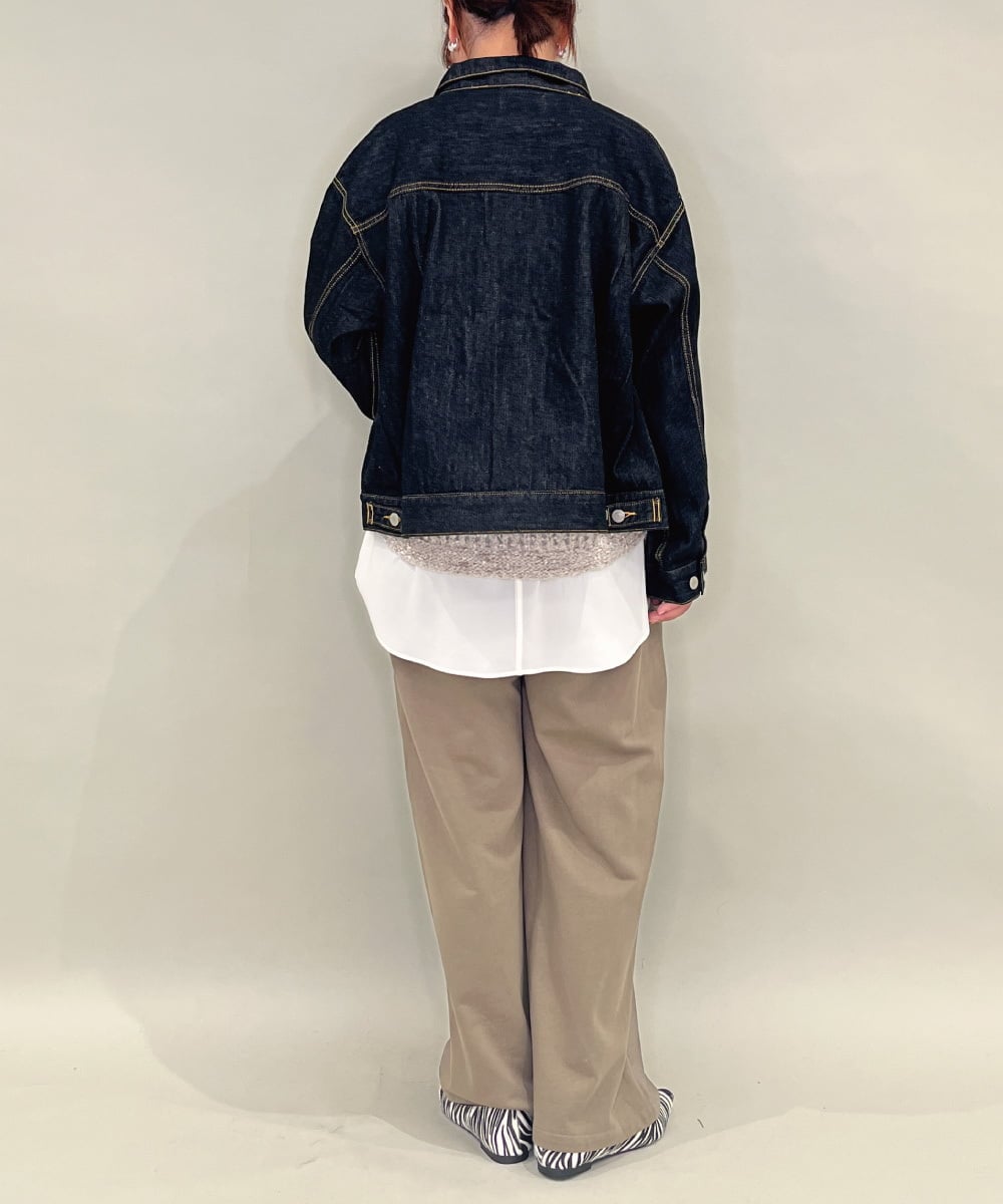 ZMFAE38098 al'aise modulation(アレーズモジュレーション) 【洗える】シャギーヤーンラメ混ニットベスト ベージュ