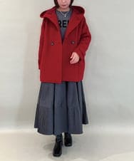 ZMFAE40110 al'aise modulation(アレーズモジュレーション) 【洗える】コンパクトロゴニット ダークグレー