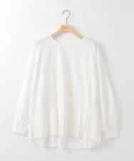 ZMFAE54150 al'aise modulation(アレーズモジュレーション) 【セットアイテム/洗える】プリーツブラウス×バッククロスニットベスト ブラウン