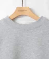 ZMFAE56130 al'aise modulation(アレーズモジュレーション) ブラウスレイヤードデザイントップ ライトグレー