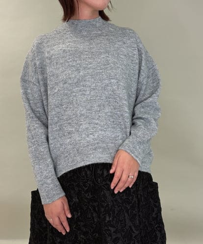 ZMFAE60120 al'aise modulation ラメスパングルニットプルオーバー