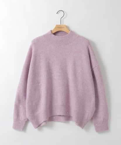 ZMFAE60120 al'aise modulation ラメスパングルニットプルオーバー