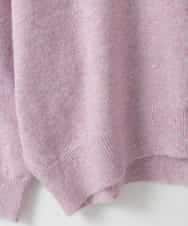 ZMFAE60120 al'aise modulation(アレーズモジュレーション) ラメスパングルニットプルオーバー ピンク