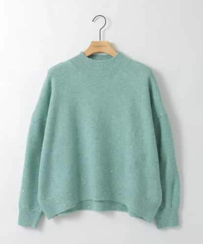 ZMFAE60120 al'aise modulation ラメスパングルニットプルオーバー