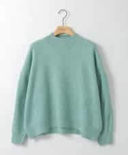 ZMFAE60120 al'aise modulation(アレーズモジュレーション) ラメスパングルニットプルオーバー グリーン