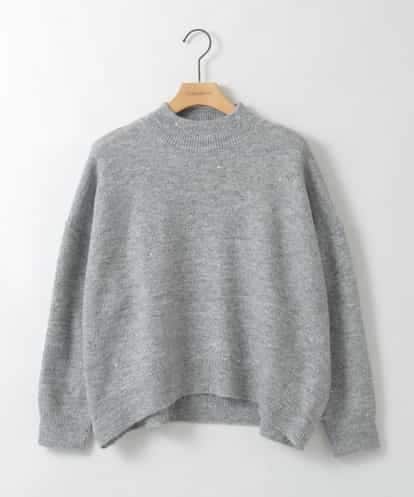 ZMFAE60120 al'aise modulation ラメスパングルニットプルオーバー