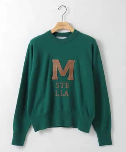 ZMFAE62150 al'aise modulation ワッペンアクセントニットプルオーバー