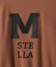 ZMFAE62150 al'aise modulation(アレーズモジュレーション) ワッペンアクセントニットプルオーバー ベージュ