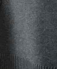 ZMFAE80089 al'aise modulation(アレーズモジュレーション) 異素材ポケットニットプルオーバー ダークグレー